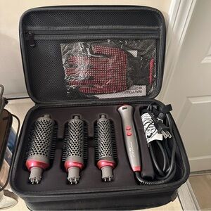 Wavytalk. Wavytalk heatwave pro ionic thermal brush set. Interchangeable barrels